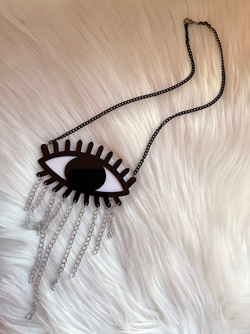 Giant Evil Eye Statement Necklace