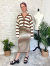 Devon Sweater Set - Cardigan Brown