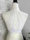 Crochet Racerback Bralette White