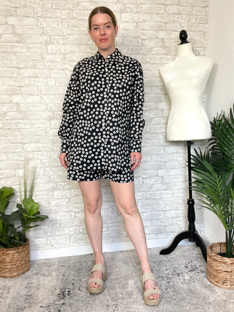 Turi Set Button Up Blouse