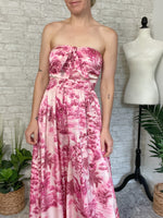Pink Palms Jumpsuit