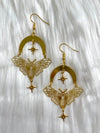 Moth Moon Earring Gold