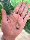 Howl @ The Moon Tarot Necklace Gold