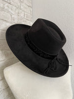 Noelle Wide Brim Hat Black