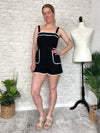 Cayla Black+White Romper