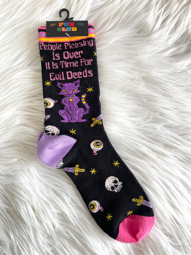 People Pleasing Is Over Socks