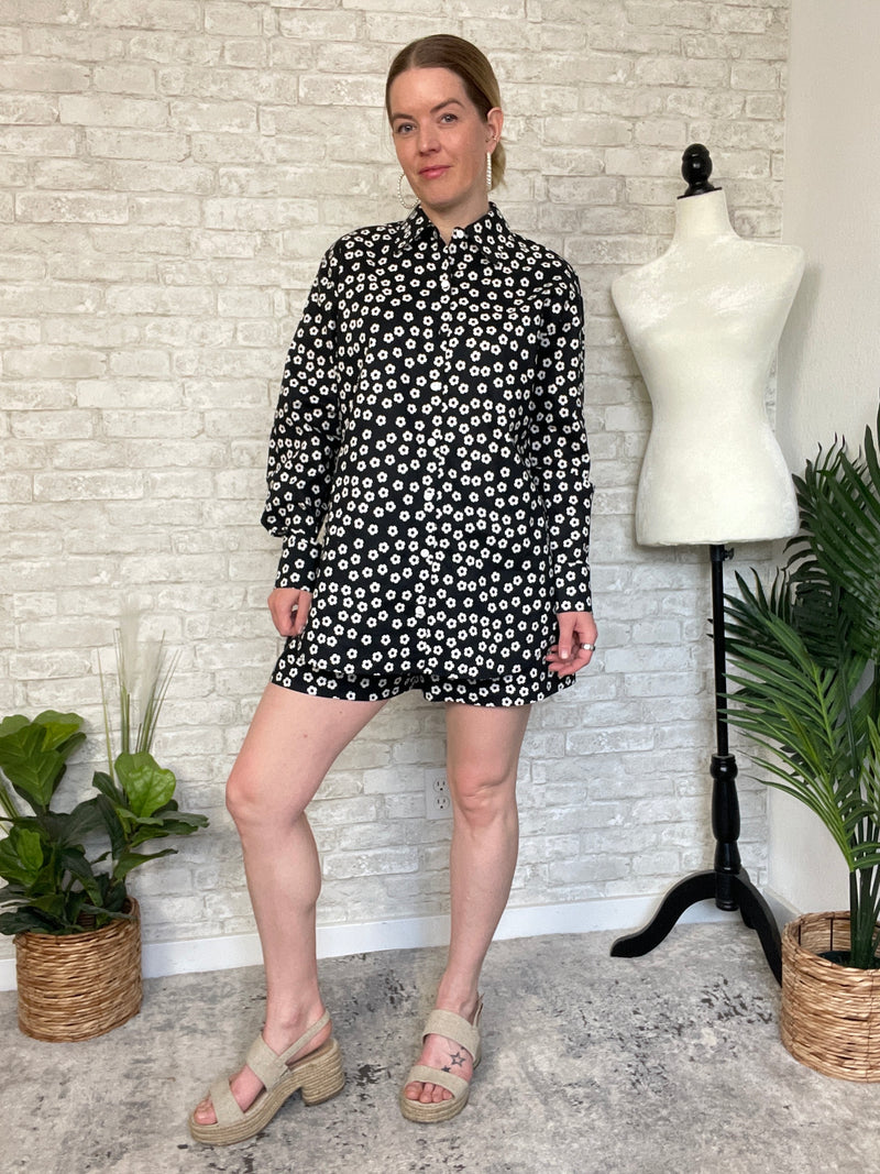 Turi Set Button Up Blouse