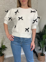 Blair Bow Knit Top