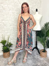 Penny Teal Hanky Dress