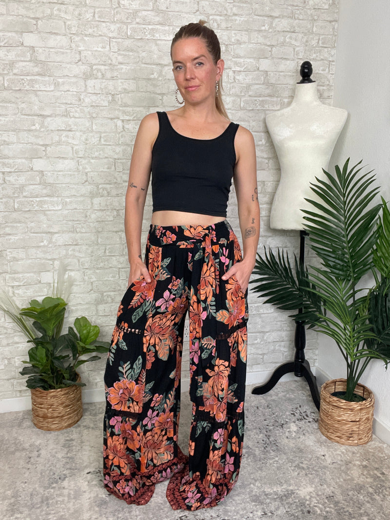 Ginger Floral Print Pants