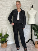 Brooklyn Black Denim Jacket
