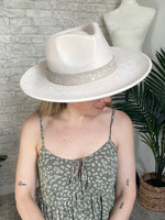 Noelle Wide Brim Hat Ivory