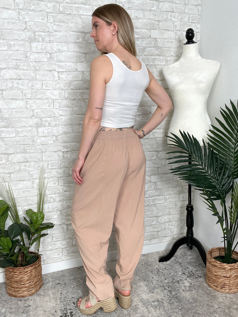 Shelly Lightweight Lounge Pant Tan
