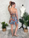 Mirabelle Ginger+Teal Romper