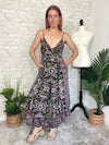 Halle Floral Cool Combo Jumpsuit