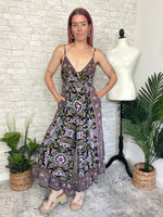 Halle Floral Cool Combo Jumpsuit