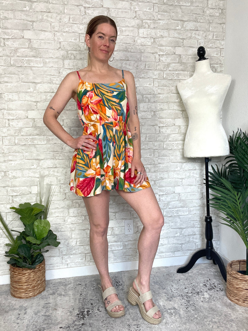 Mead Jungle Print Romper