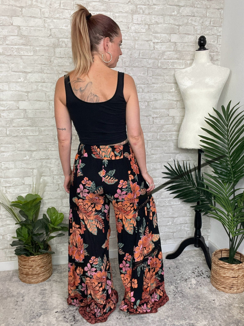 Ginger Floral Print Pants
