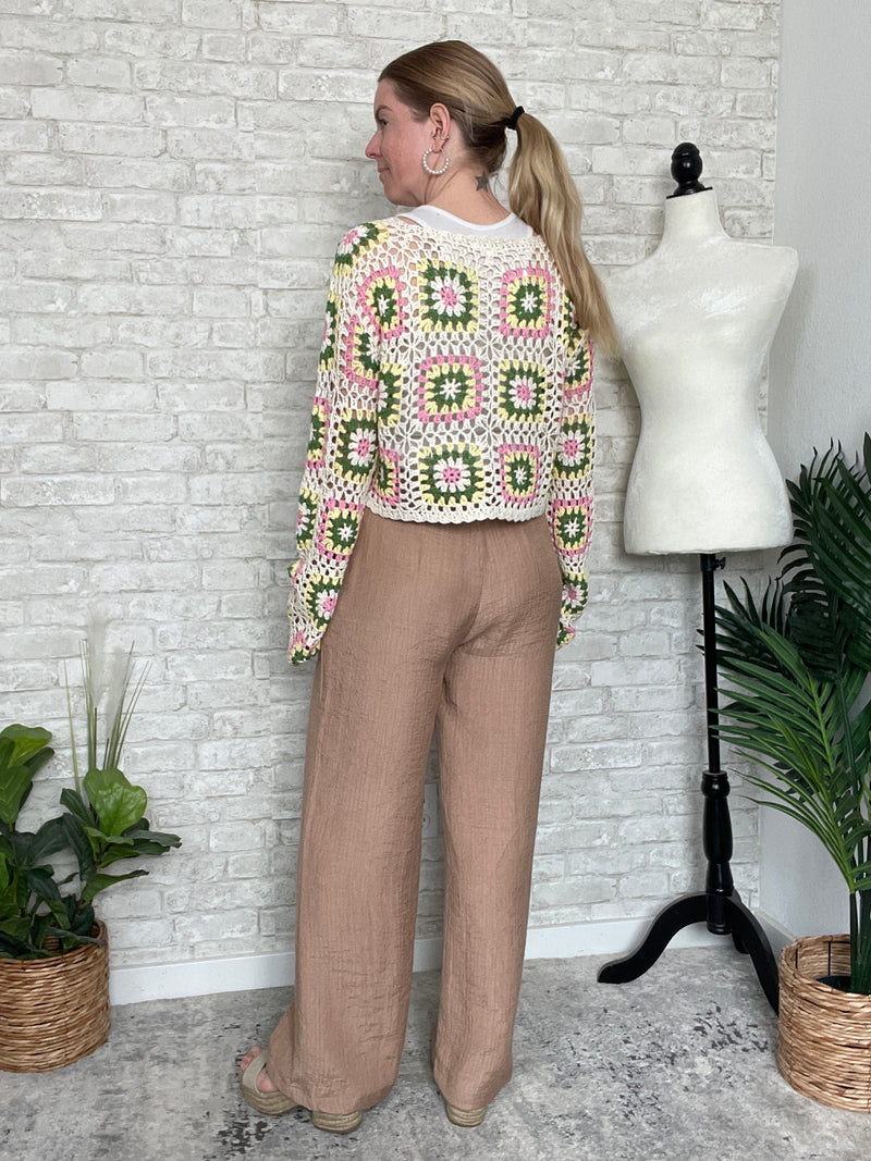 Luna Crochet Top Cream