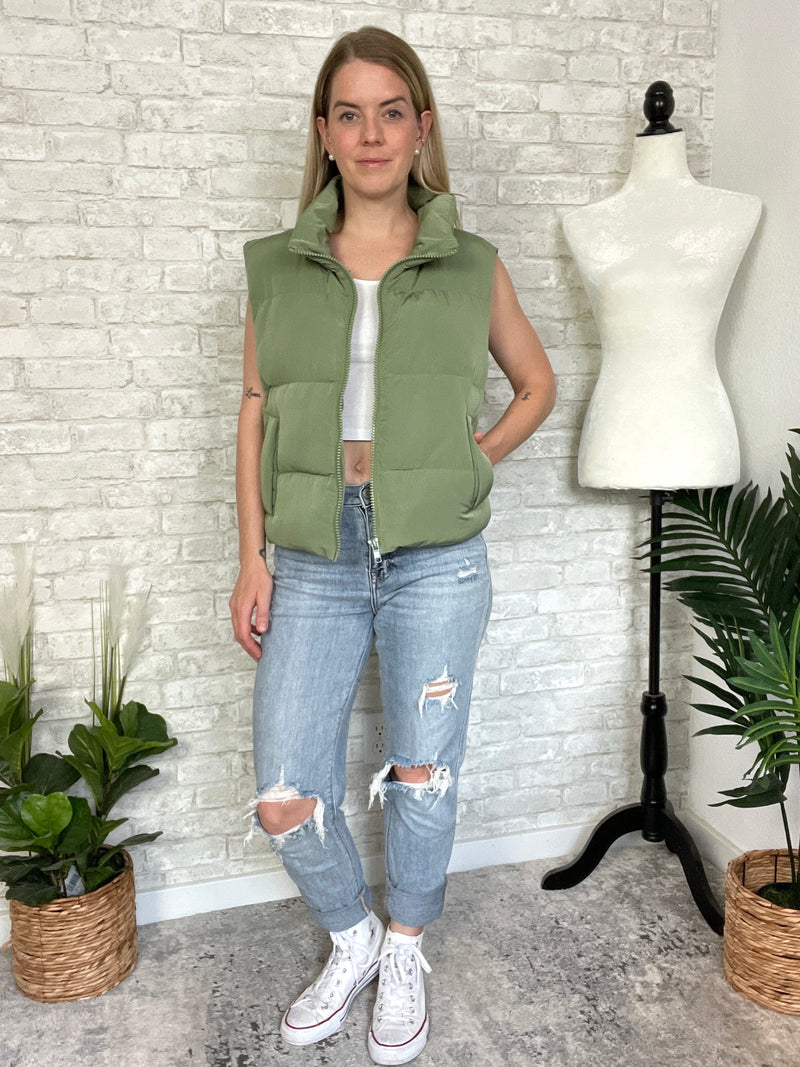 Meadowlark Vest Sage Green