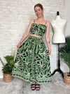 Vienne Green Skirt Set