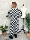 Becka Black+White Checker Set Bottoms