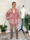 Holly Western Cardigan Pink