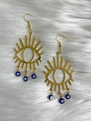 Dangle Nazar Earring Gold