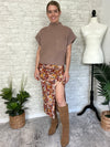Jessalyn Knit Pullover Top Mushroom