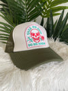 Take No Shit Trucker Hat - Olive Green