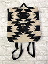 Black & Cream Aztec Backpack