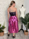 Rhonda Pink Metallic Skirt