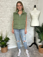 Meadowlark Vest Sage Green