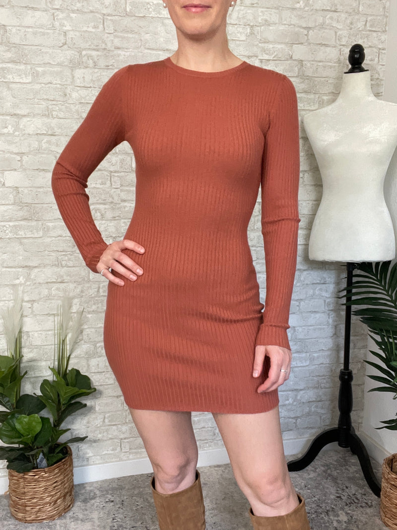 Tia Knit Dress Ginger