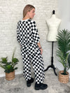 Becka Black+White Checker Set Top