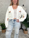 Over The Rainbow Cardigan White