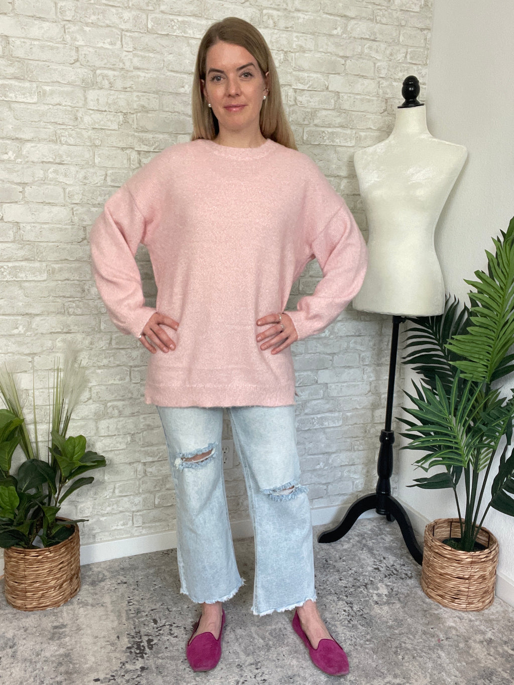 Delia Sweater Light Pink