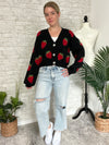 Summer Berry Cardigan Black