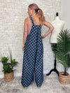 Fena Checker Wide-Leg Overall