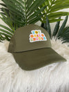 You Are Enough Trucker Hat - Olive Green