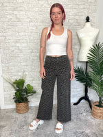 Vivienne Retro Cheetah Jeans Grey