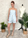 Rhonda Strapless Denim Top