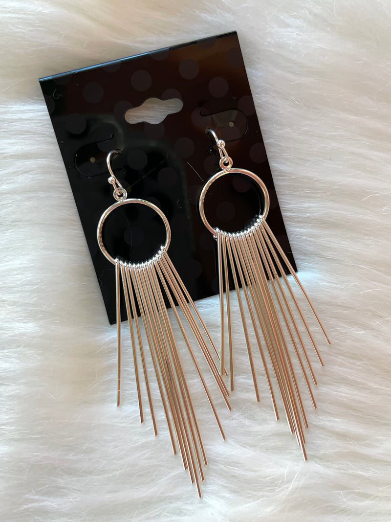 Mel Chandelier Dangle Earring Silver