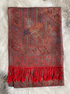 Shimmer Pashmina - Royal Combo/Red
