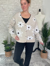 Daisy Dreamer Floral Cardigan Beige