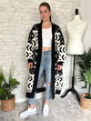 Jameson Black + White Cardigan Jacket