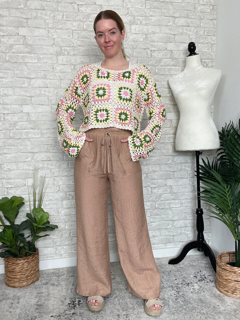 Luna Crochet Top Cream