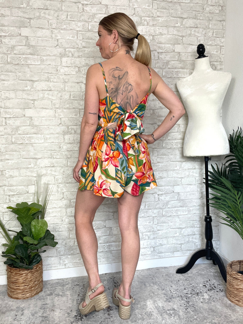 Mead Jungle Print Romper