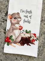 I'm Fresh Out Of Fucks Dishtowel