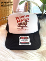 Free Wiener Rides Trucker Hat Black